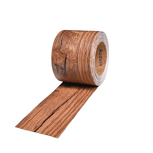 Wood Grain Repair Tape, 2.4" x 32ft Self Adhesive Tape for Furniture, Flooring, Cabinets, Doors, Windows, DIY Crafts - Durable, Easy to Use for Seamless Repairs