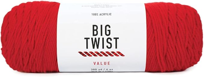Value Worsted Yarn (Varsity Red)