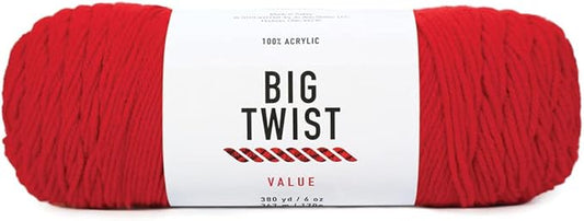 Value Worsted Yarn (Varsity Red)