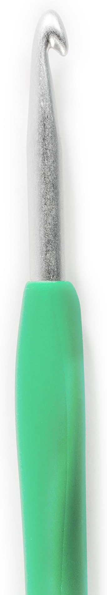 Clover 1048/I Green Amour Crochet Hook, Size I, 5.5mm