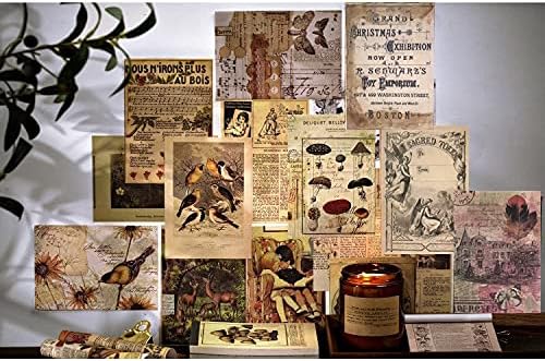 Scrapbook Embellishments: Vintage Ephemera Elements for Decoupage, Journaling, Notebooks, or Scrapbook Projects, Artsy Antique Paper Supplies, Old-Time Memorial Journal Kit (Renaissance)