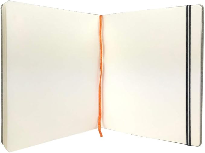 Handbook Journal Co. Artist Watercolor Sketchbook Journal, Grand Portrait 10.5 x 8.25 Inches, 95lb / 200 GSM, Hardcover w/Pocket