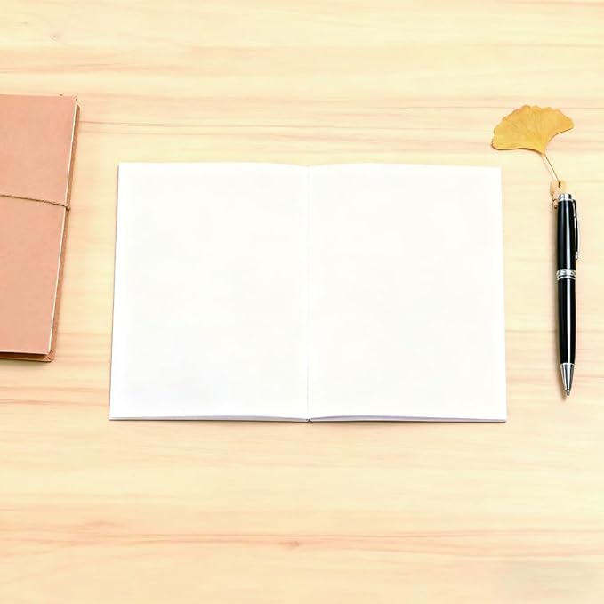 6PCS 6x8 Inch White Blank Books for Kids 160GSM Blank Hardcover Book to Write Stories Hardcover Sketchbooks for Students DIY Make Your Own Book Blank inside 48 Pages
