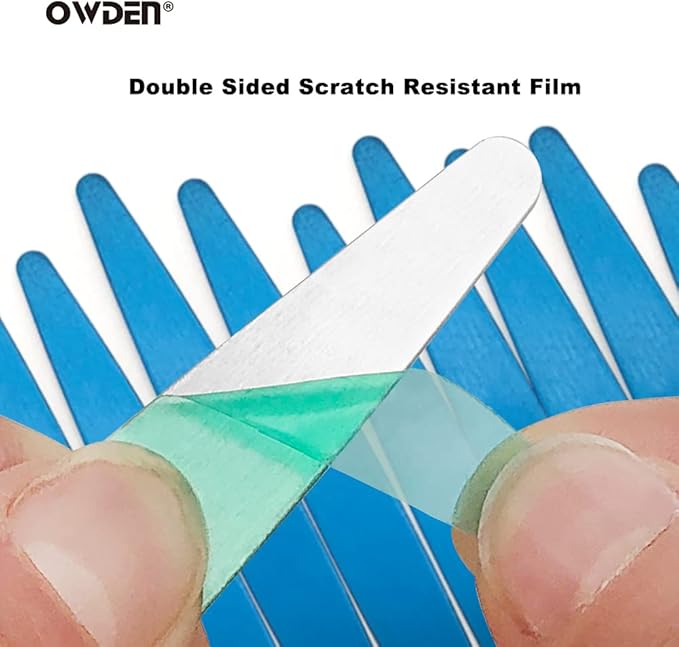 OWDEN Premium Metal Stamping Tapered Bracelet blanks,Width:5/8 inch and Length: 6 inch, Thickness: 1.5mm,10Pack Aluminum Bracelet Tapered Blanks for Jewelry Stamping Working.
