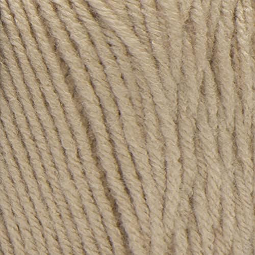 Red Heart Super Saver Jumbo Buff Yarn - 2 Pack of 396g/14oz - Acrylic - 4 Medium (Worsted) - 744 Yards - Knitting/Crochet