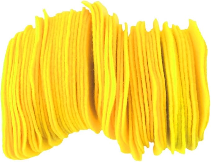 Playfully Ever After Yellow Craft Felt Circles (3 Inch - 30pc)