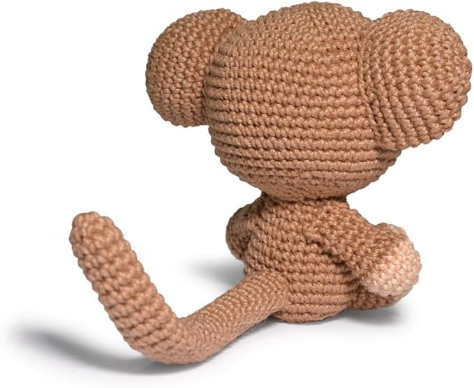 CIRCULO Amigurumi Kit - Safari Animal Crochet Kit for Beginners with Easy Instructions - All-Inclusive - Set with Premium Amigurumi Yarn – Monkey