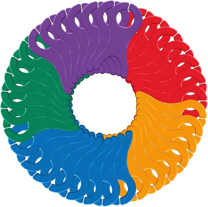 40 Pieces Large Yarn Bobbins Spool Thread Knitting Sewing Crochet Weave Winder Tool Cross Stitch Bobbin Organizer Thread Holder (5 Colors)