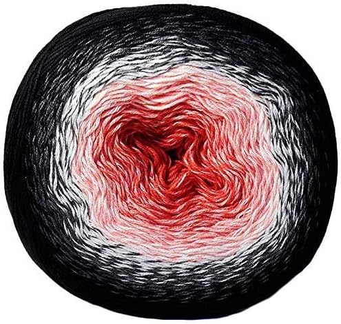 YarnArt Flowers – Gradient Cotton Acrylic Blend, 250g (8.8 oz), 1094 yds, Lightweight Sport Yarn for Crochet, Knitting, Shawls, Summer Projects (260)