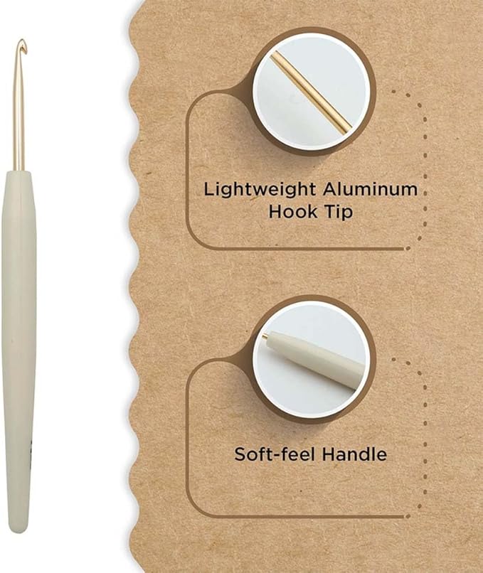 Knitter’s Pride Pearl Aluminum Crochet Hook – 3mm