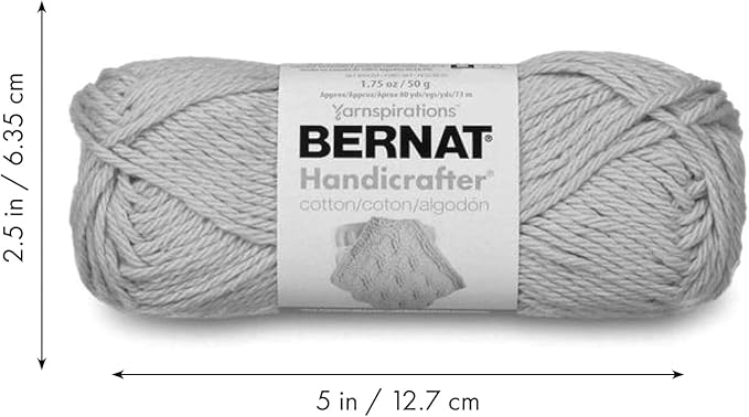 Bernat Softee Cotton Black Yarn - 3 Pack of 120g/4.25oz - Nylon - 3 DK (Light) - 254 Yards - Knitting, Crocheting & Crafts