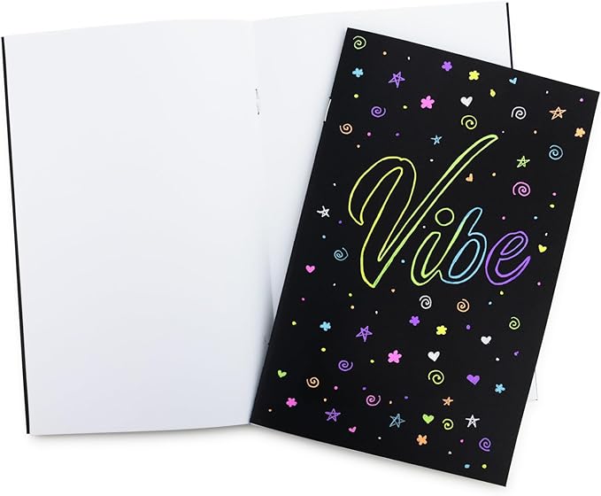 hygloss blank books - bulk 6 pack – 8.5" x 11" a4 kraft paperback blank books for kids to write stories, doodle, arts & crafts – plain drawing sketchbook, unlined journal, notebook without lines