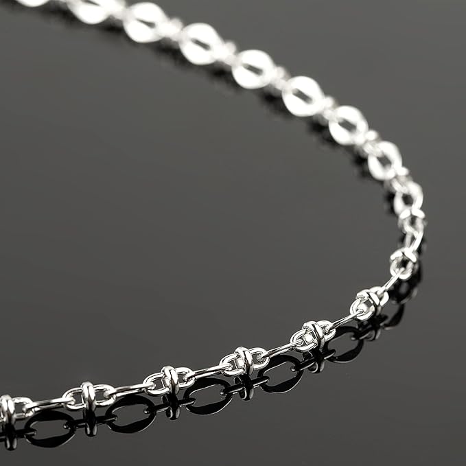 UMAOKANG 5 Meters Stainless Steel Jewelry Chain for Jewelry Making Lip Bead Link Chain Women Necklace Bracelet DIY Jewelry Chain Roll