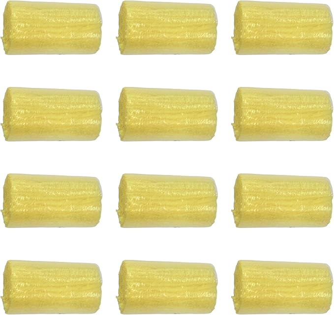 Yglnden 12 Rolls Latch Hook Kit Colorful Yarn Bundles Cut Rug DIY Latch Hook Yarn for Handmake Craft Sewing Knitting for Adults (Yellow #13)