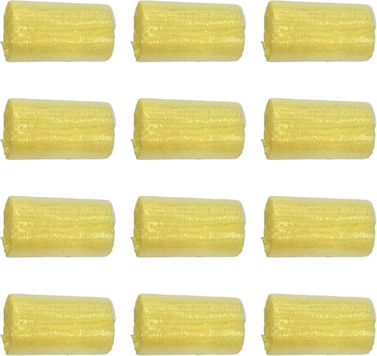 Yglnden 12 Rolls Latch Hook Kit Colorful Yarn Bundles Cut Rug DIY Latch Hook Yarn for Handmake Craft Sewing Knitting for Adults (Yellow #13)