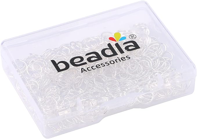 Silver Plated Jump Rings Non Tarnish 7mm 300pcs for Jewelry Making Findings
