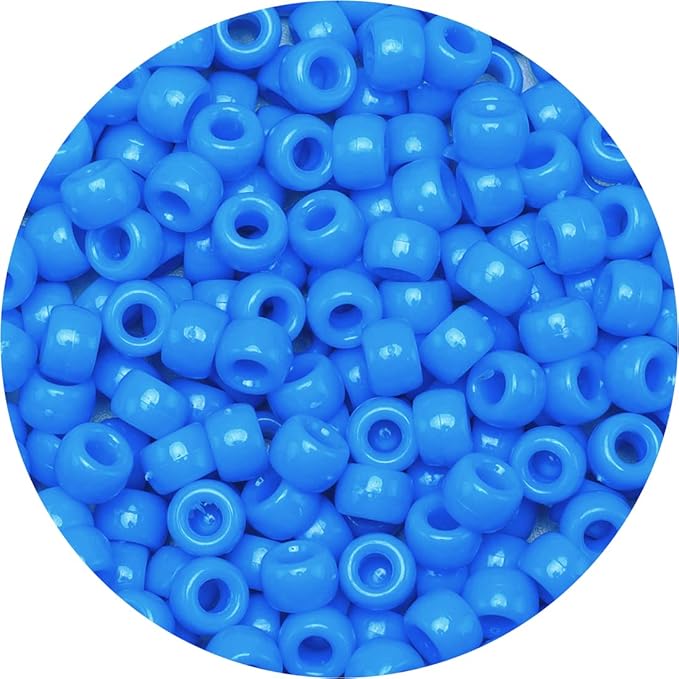 eppingwin beads and bead assortments (1000 pony beads-light blue solid)…