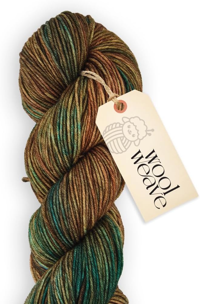 Superwash Merino Wool Yarn for Knitting & Crocheting - Premium Hand Dyed Variegated Yarn, 100gr, 240 Yards, Dk Weight - Luxurious, Soft & Durable