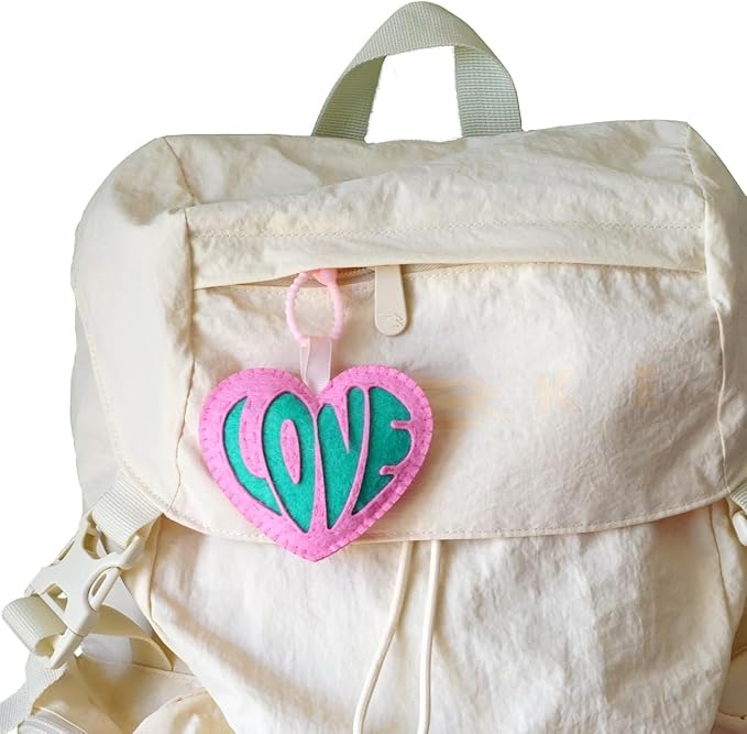 Mefatus Sewing Kit for Adults Keychain Making Kit Embroidery Crafts for Adults Beginners Bag Charms Includes Sewing Supplies