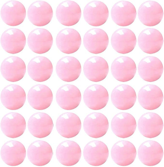 Natural Stone Beads 100pcs 8mm Rose Quartz Round Genuine Real Stone Beading Loose Gemstone Hole Size 1mm DIY Charm Smooth Beads for Bracelet Necklace Earrings Jewelry Making (Pink Rose Quartz, 8mm)