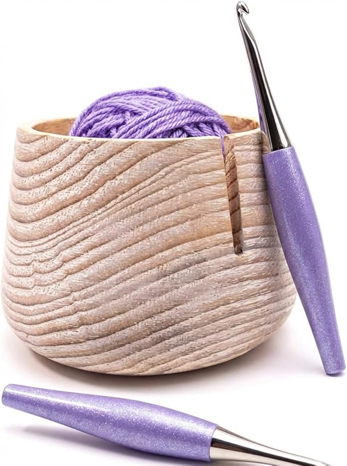 Furls Crochet Hook, Odyssey Iris, Nickel Plated Tip for Effortless Glide, Ergonomic Handle Crochet Hooks 7" (Odyssey - Iris, (G+) 4.50MM)