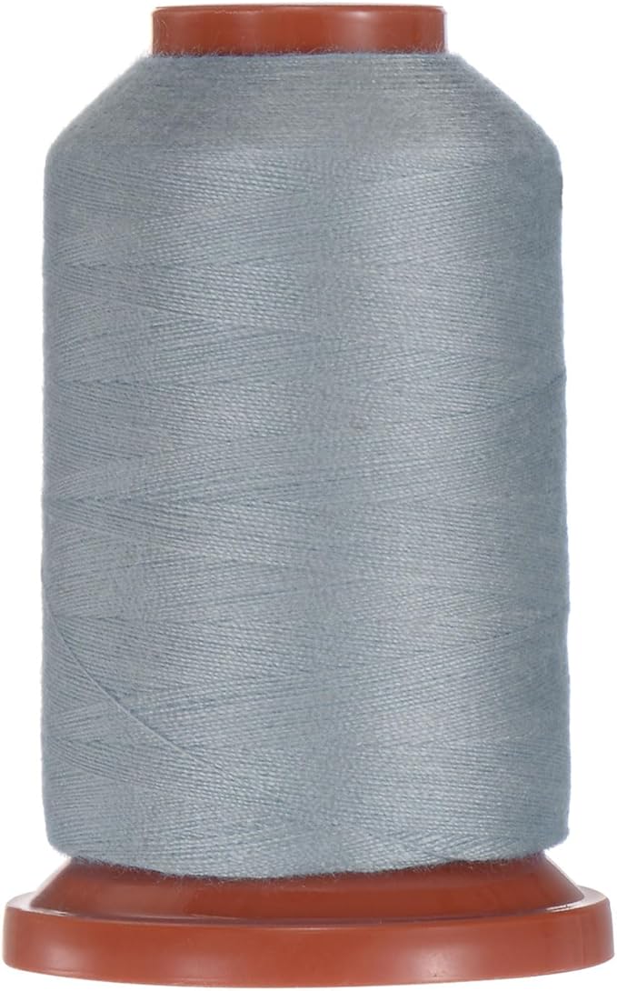 uxcell 40D/2 Sewing Thread 1100 Yards Polyester Household Sewing String Hand Stitching Polyester Cord for Clothing Stitching Shoe Bag Repairing DIY Craft Gray