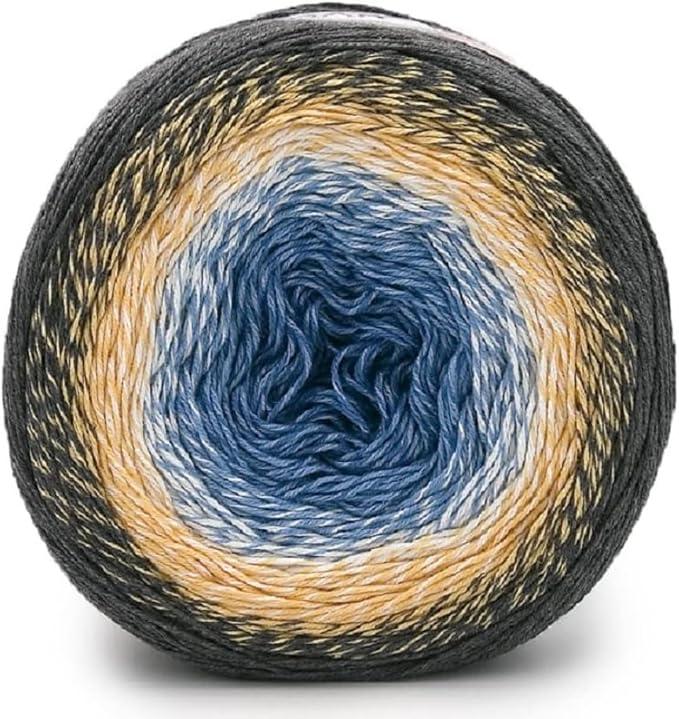YarnArt Flowers – Gradient Cotton Acrylic Blend, 250g (8.8 oz), 1094 yds, Lightweight Sport Yarn for Crochet, Knitting, Shawls, Summer Projects (287)