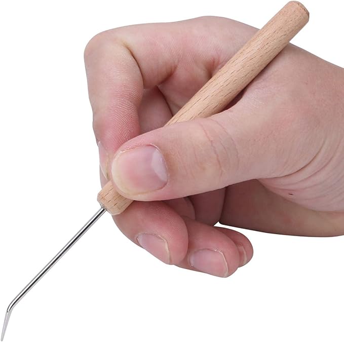 GLOGLOW Knitting Hand Wooden Knitting Board Yarn Weaving Machine Weaving with Elbow Crochet Hook for Knitter Craft Tool