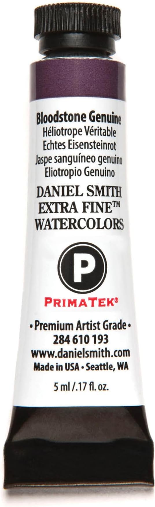 Daniel Smith Extra Fine Watercolor Paint, 5ml Tube, Bloodstone Genuine, 284610193, 0.17 Fl Oz (Pack of 1)