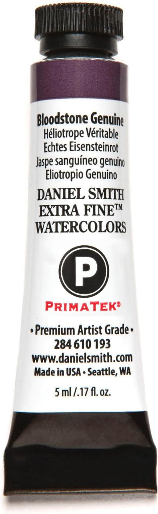 Daniel Smith Extra Fine Watercolor Paint, 5ml Tube, Bloodstone Genuine, 284610193, 0.17 Fl Oz (Pack of 1)