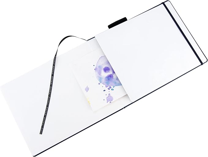 Pentalic 8.5" x 11" Aqua Journal, Watercolor, 48 Pages, Blue
