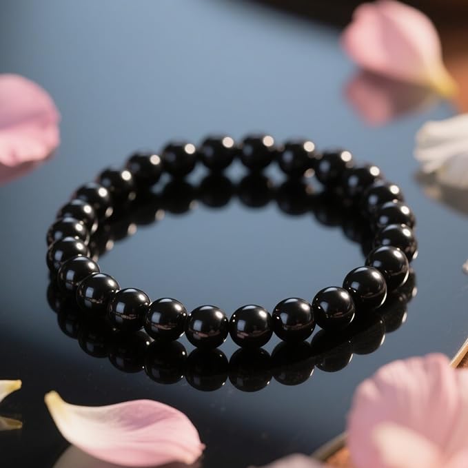 Laopottbeads 230 Pcs Black 12MM Pearl Beads for Jewelry Making Round Pearl DIY Kit for Bracelets, Earrings, Necklaces & Anklets