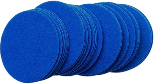 Playfully Ever After 3 Inch Blue 30pc Stiff Felt Circles