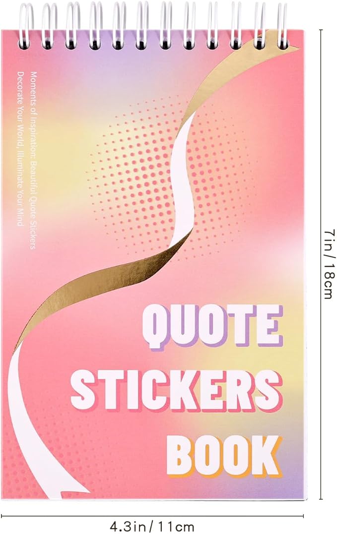 3000+ Pcs Word Stickers for Journaling, 50 Sheets Quote Sticker Gold Foil Art Scrapbook Stickers for Junk Journal, Inspiring Positive Small Talk Scrapbooking Supplies DIY Gift for Women Teen Girls