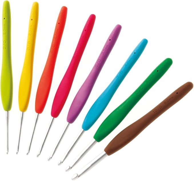 Clover 43-321 Amule Key Needles Set, Multiple Colors
