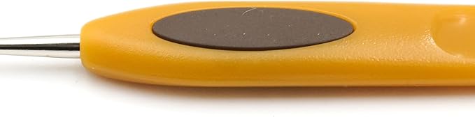 Clover Soft Touch Steel Crochet Hook: 1.25mm, Orange