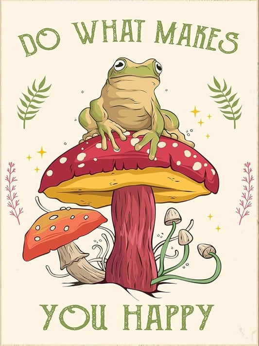mushroom stamped cross stitch kits for adults beginner,frog counted cross stitch kits printed stitching cute patterns dimensions needlepoint art crafts embroidery kits for adults beginners