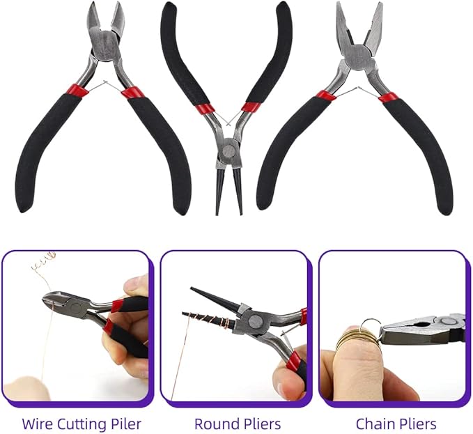 Bead Boards Jewelry Making Supplies for Adult Bead Tray Necklace Design Board Bead Bracelet Making Kit Jewelry Repair Kit Beading Supplies Beading Mat Jewelry Tools with Pliers