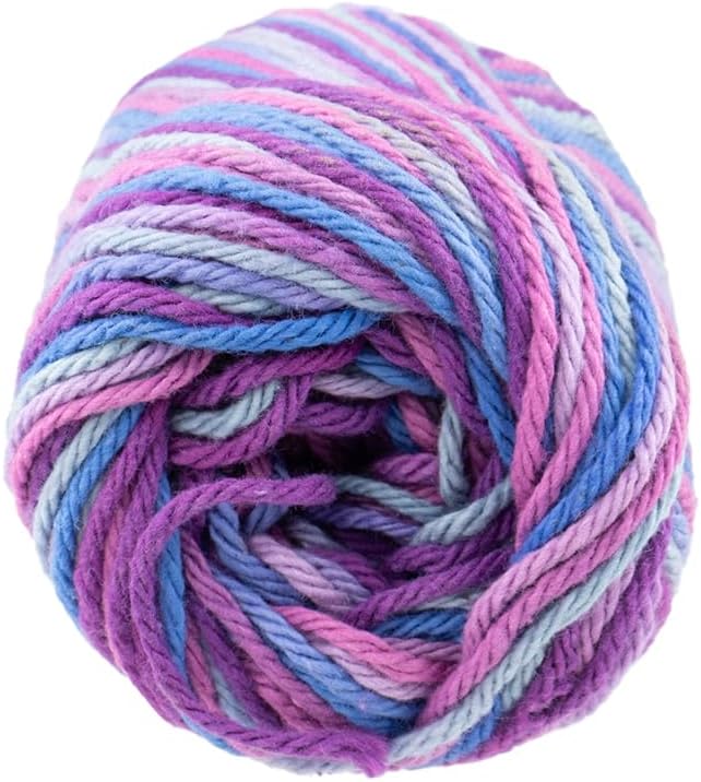 3 Pack 100% Cotton Yarn - Size 4 Medium Weight - Perfect for Crafting, Clothing, Accessories and More!