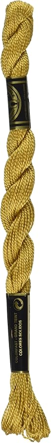 DMC 115 5-729 Pearl Cotton Thread, Medium Old Gold, Size 5