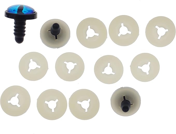 Julie Wang 40PCS 16MM Dragon Safety Eye for Animal Crafts Making Adult Artist Model Enthusiast Crochet Project DIY Supplies with Washer