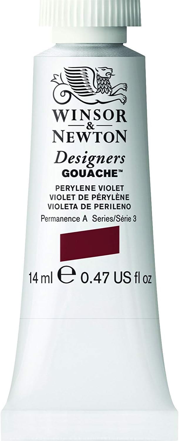 Winsor & Newton Designer's Gouache, 14 ml (0.47oz) tube, Perylene Violet