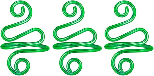 Juszok 3Pcs Handmade Crochet Tension Ring, Crochet Ring for Finger Crocheting，Yarn Tension Ring, Adjustable Companion Knitting Ring with Box Gifts for Crocheters Women(Green)