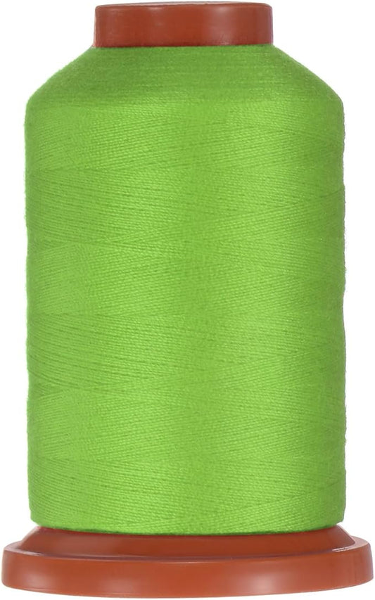 uxcell 40D/2 Sewing Thread 1100 Yards Polyester Household Sewing String Hand Stitching Polyester Cord for Clothing Stitching Shoe Bag Repairing DIY Craft Light Green