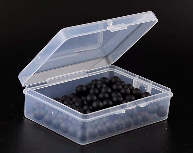 Natural Stone Beads 100pcs 6mm Matte Black Onyx Agate Dull Polish Round Stone Beading Loose Gemstone DIY Smooth Beads for Bracelet Necklace Earrings Jewelry Making (Matte Black Onyx, 6mm)