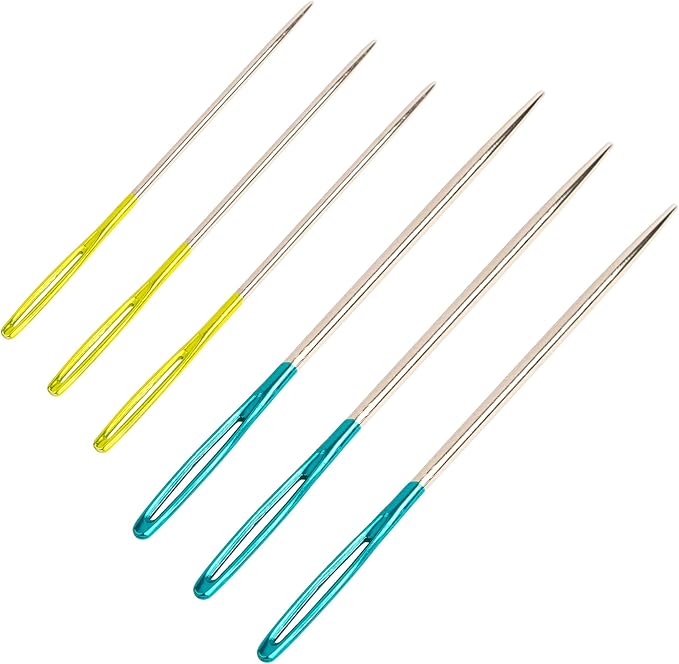 SINGER Hand Sewing Tapestry Needles, Size 18 & 21 (Set of 6, Size 18 & 22)