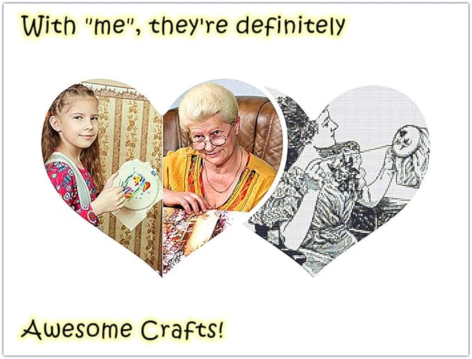 Awesocrafts Cross Stitch Kits Little Turtle Looking for Mom 11CT Stamped Patterns Easy Cross Stitching Embroidery Needlework Kit Supplies (Turtle)