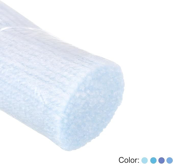Patikil 10 Rolls Latch Hook Kit, Precut Yarn for Latch Hook Rugs, Crochet, Adults Beginners, Blue Tone