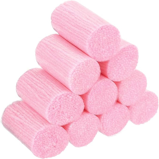 PATIKIL 10 Rolls Latch Hook Yarn Kit - Precut Rugs Yarn for Making Crochet Bundles, Tapestry DIY Craft - Adults Beginners, Pink