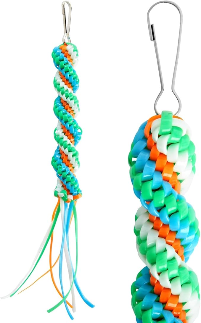 Bright Creations Plastic Lanyard String Kit - Boondoggle String & Gimp Cord - Keychain & Bracelet Making Kit - 10 Spools, 40 Yd Each, 10 Colors, Twisted